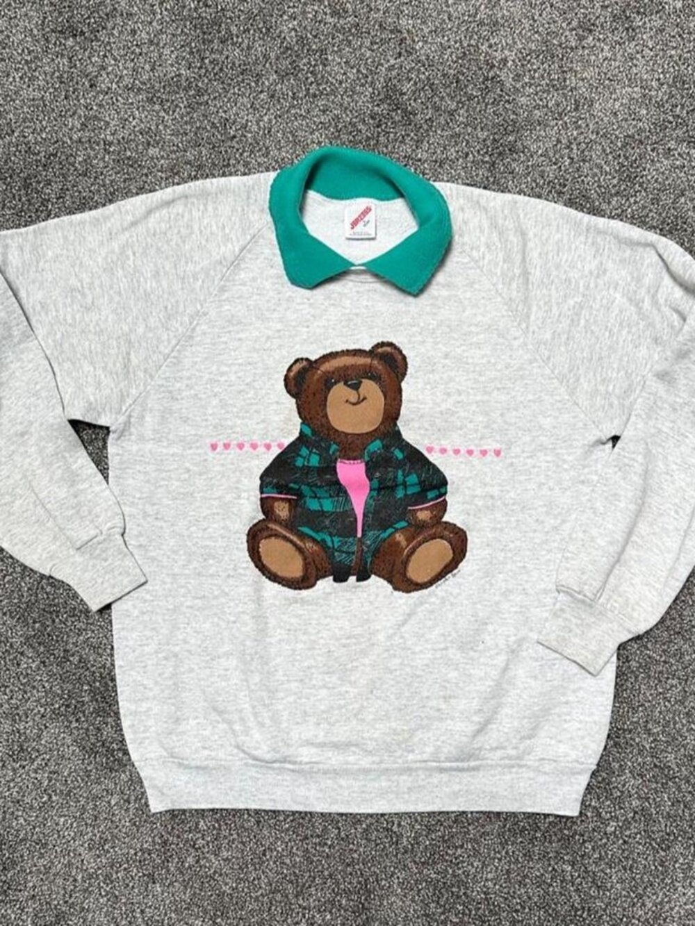 Vintage Teddy Bear Jerzees Sweatshirt